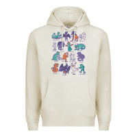 Oatmeal Heather cryptid creatures   mythology Premium Hoodie - linhVisuals