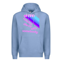 Colony Blue ohhhhh i wanna dance with somebody Premium Hoodie - linhVisuals