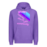 Purple ohhhhh i wanna dance with somebody Premium Hoodie - linhVisuals