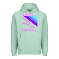 Seafoam ohhhhh i wanna dance with somebody Premium Hoodie - linhVisuals