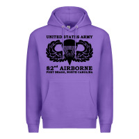 Purple army 82nd airborne Premium Hoodie - linhVisuals