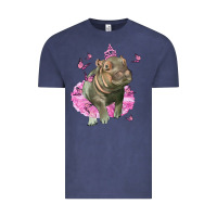 Baby Hippo With Tutu Vintage Tee | Teevron