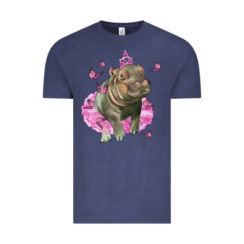 Baby Hippo With Tutu Vintage Tee by LillyAllenDesigns | Teevron