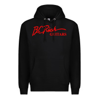 Black bc rich guitar Premium Hoodie - linhVisuals