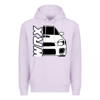 Lilac W R X cars Premium Hoodie - linhVisuals
