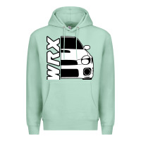 Seafoam W R X cars Premium Hoodie - linhVisuals