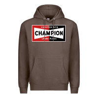 Coffee champion spark plugs company Premium Hoodie - linhVisuals