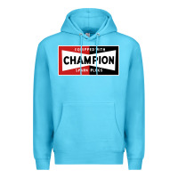 Ocean Blue champion spark plugs company Premium Hoodie - linhVisuals