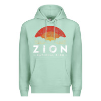 Seafoam retro zion national park us vintage utah adventure hiking Premium Hoodie - linhVisuals