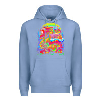 Colony Blue psychedelic t  shirt psychedelic dream t  shirt Premium Hoodie - linhVisuals