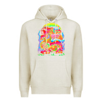 Oatmeal Heather psychedelic t  shirt psychedelic dream t  shirt Premium Hoodie - linhVisuals