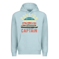 Blue Mist pontoon captain vintage boating party funny gift for pontooning lover Premium Hoodie - linhVisuals