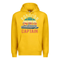 Lemon pontoon captain vintage boating party funny gift for pontooning lover Premium Hoodie - linhVisuals