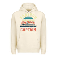 Tofu pontoon captain vintage boating party funny gift for pontooning lover Premium Hoodie - linhVisuals