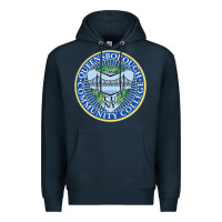 Navy 5000px queensboroughcc Premium Hoodie - linhVisuals