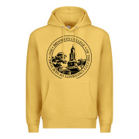 Antique Gold brooklyn college seal Premium Hoodie - linhVisuals