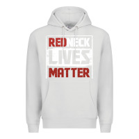 Dove Grey redneck lives matter distressed Premium Hoodie - linhVisuals