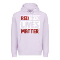 Lilac redneck lives matter distressed Premium Hoodie - linhVisuals
