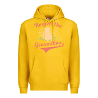 Lemon respect the groundhog happy groundhog day vintage Premium Hoodie - linhVisuals