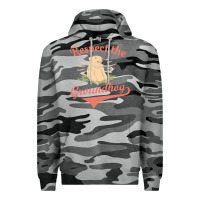 Slate Camo respect the groundhog happy groundhog day vintage Premium Hoodie - linhVisuals