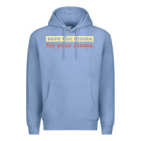 Colony Blue save the drama for your mama vintage style Premium Hoodie - linhVisuals