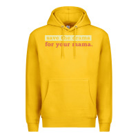 Lemon save the drama for your mama vintage style Premium Hoodie - linhVisuals