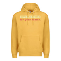 Mustard save the drama for your mama vintage style Premium Hoodie - linhVisuals