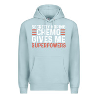 Blue Mist secretly hoping chemo gives me superpowers cancer awareness gifts Premium Hoodie - linhVisuals