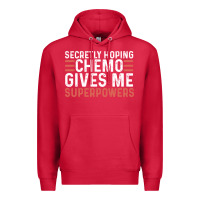 Secretly Hoping Chemo Gives Me Superpowers Cancer Awareness Gifts Premium Hoodie | Teevron