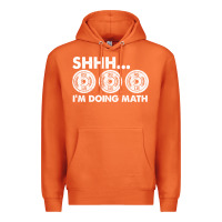 Carrot shhh i'm doing math gym funny bodybuilding weightlifting humor quote Premium Hoodie - linhVisuals