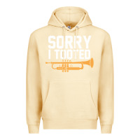 Pina Colada sorry i tooted funny trumpet player pun gift sarcastic humor quote Premium Hoodie - linhVisuals