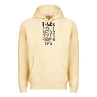 Pina Colada pilates because punching people is frowned upon t shirt Premium Hoodie - linhVisuals