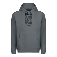 Rock pilates because punching people is frowned upon t shirt Premium Hoodie - linhVisuals