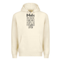 Sandshell pilates because punching people is frowned upon t shirt Premium Hoodie - linhVisuals