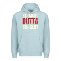 Blue Mist straight outta surgery funny get well soon gifts post surgery supporti Premium Hoodie - linhVisuals