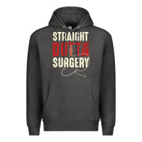Straight Outta Surgery Funny Get Well Soon Gifts Post Surgery Supporti Premium Hoodie | Teevron