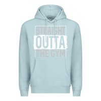 Blue Mist straight outta the gym Premium Hoodie - linhVisuals