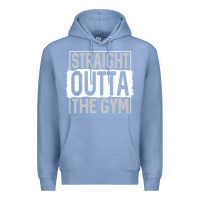 Colony Blue straight outta the gym Premium Hoodie - linhVisuals