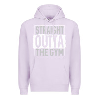 Lilac straight outta the gym Premium Hoodie - linhVisuals