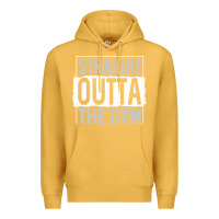 Mustard straight outta the gym Premium Hoodie - linhVisuals