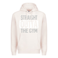 Pale Pink straight outta the gym Premium Hoodie - linhVisuals