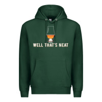 Sports Green that's neat whiskey funny saying Premium Hoodie - linhVisuals