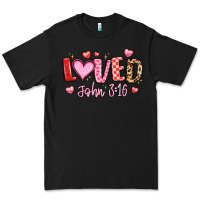 Black loved john 3 16 Premium Tee - LillyAllenDesigns