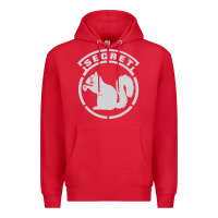 Red Secret Squirrel Premium Hoodie - linhVisuals
