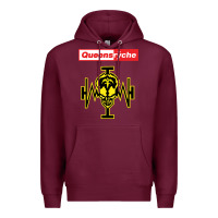 Burgundy Queensrÿche Premium Hoodie - linhVisuals