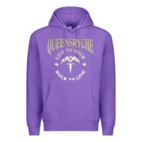 Purple ‘Qüëënsrÿche Live To ock Premium Hoodie - linhVisuals