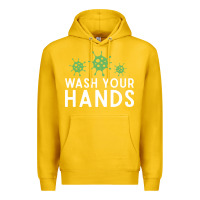 Lemon wash your hands green germs graphic Premium Hoodie - linhVisuals