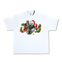 White panda joy christmas Urban Heavy Tee - LillyAllenDesigns