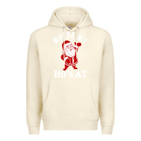 Sandshell where my ho's at funny santa christmas pun naughty xmas humor gift Premium Hoodie - linhVisuals