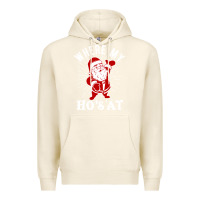 Tofu where my ho's at funny santa christmas pun naughty xmas humor gift Premium Hoodie - linhVisuals